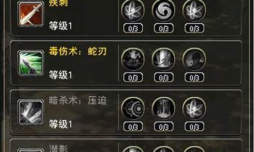 新天骄刺客攻略_天骄3刺客加点