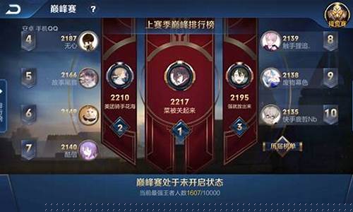 王者荣耀s1赛季英雄_王者荣耀S1赛季