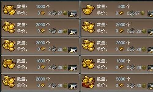 笑傲江湖元宝比例_笑傲江湖元宝