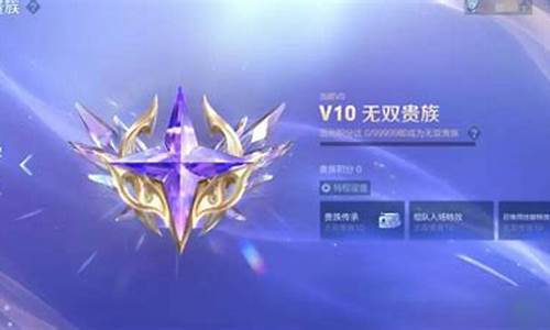 王者里无双是什么_王者荣耀v10无双贵族多少钱啊